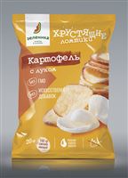 Хрустящие овощные ломтики из картофеля с луком