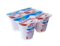 Campina "Нежный" йогурт с соком клубники 4шт, 378