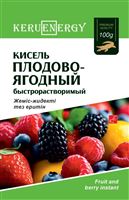 KERU[EN]ERGY Быст. кисель плодово-ягодный  100 гр