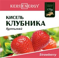 KERU[EN]ERGY Кисель клубника брикет 170 гр